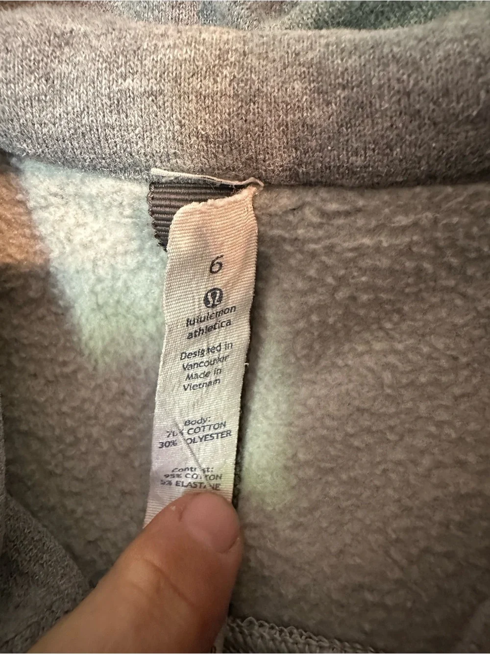 Lululemon Grey Zip-Up Hoodie Jacket